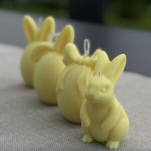 Sanfte Osterkerzen aus Naturwachs